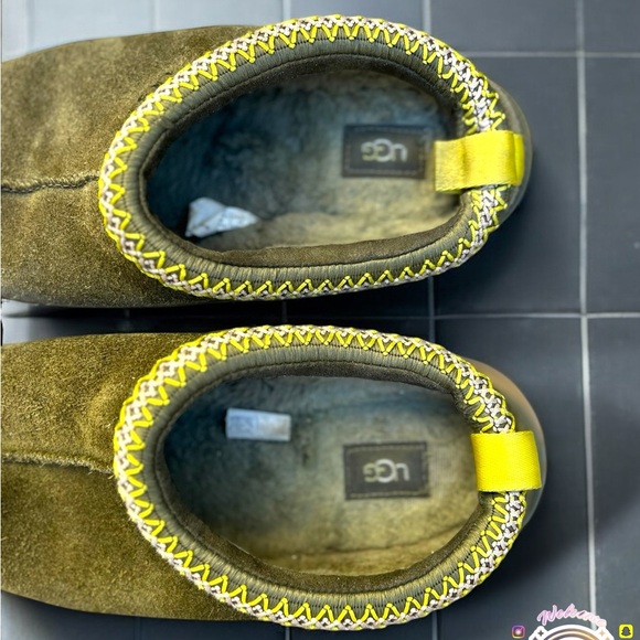 UGG TAZZ WOMEN SLIPPERS SUEDE BURNT OLIVE US 8 /UK 6 /EU 39 - Picture 4 of 11